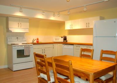Kitchen and Dining Area of our Banff Vacation Rental Unit