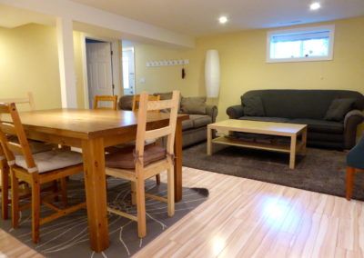 Living and Dining area, view 2 of our Banff Vacation Rental