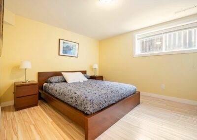 Bedroom 1, View 2 - Cougar Street Vacation Rental in Banff
